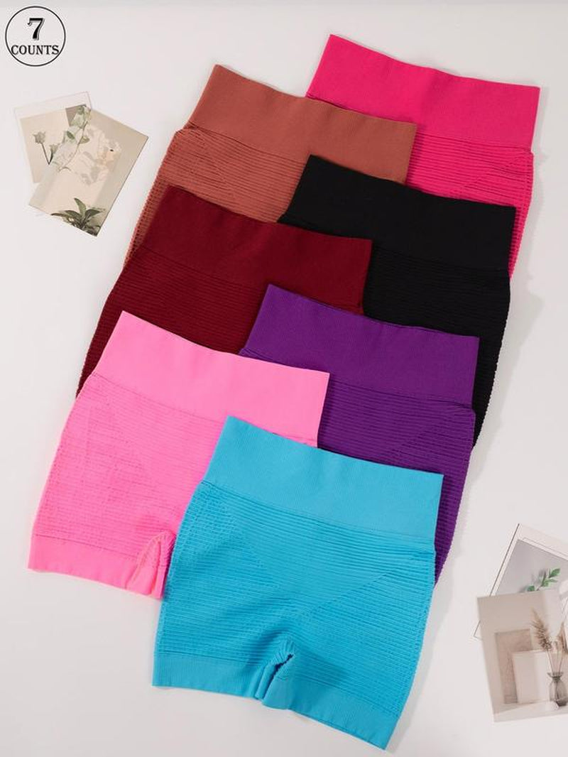 Women'S Solid Color High Waist Shapewear Shorts, Breathable Comfortable Shapewear Bottoms for Daily Wear, Ladies Shapewear Bottoms for All Seasons