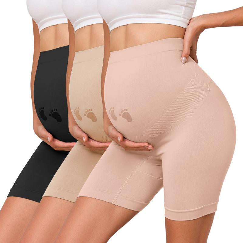 Maternity Shapewear for under Dresses over Belly Pregnancy Underwear Mid-Thigh High Waist Shorts Panties for Baby Shower Maternity Dress Maternity Underwear for All Trimester Maternity Fall Maternity Dress Maternity Clothes for Photoshoot