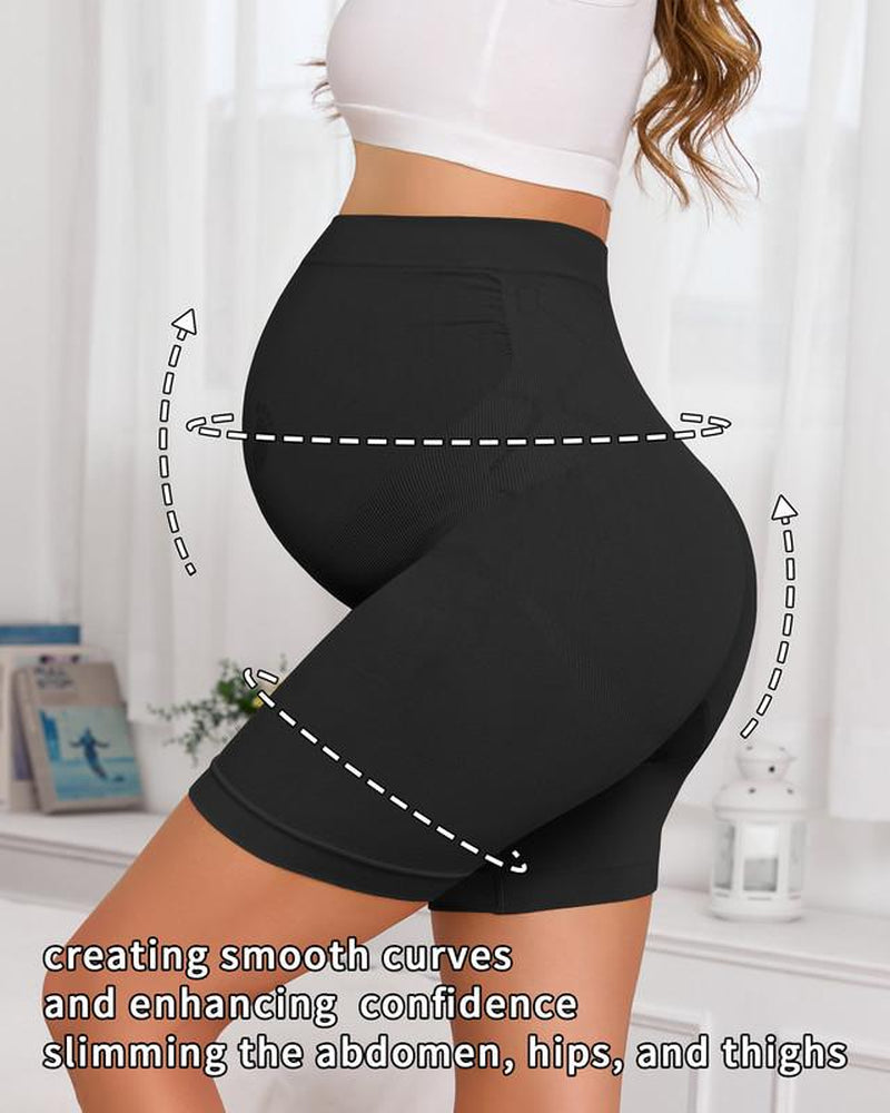 Maternity Shapewear for under Dresses over Belly Pregnancy Underwear Mid-Thigh High Waist Shorts Panties for Baby Shower Maternity Dress Maternity Underwear for All Trimester Maternity Fall Maternity Dress Maternity Clothes for Photoshoot