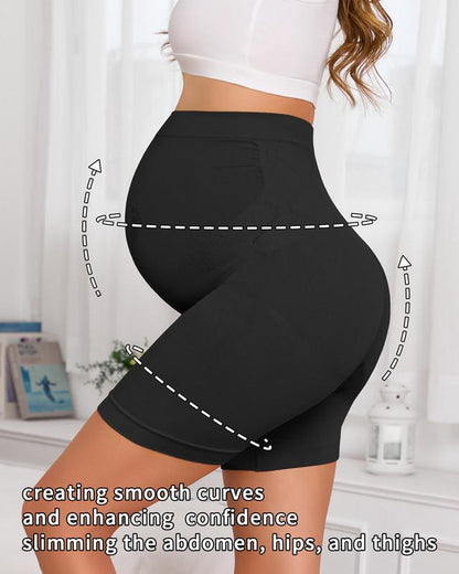 Maternity Shapewear for under Dresses over Belly Pregnancy Underwear Mid-Thigh High Waist Shorts Panties for Baby Shower Maternity Dress Maternity Underwear for All Trimester Maternity Fall Maternity Dress Maternity Clothes for Photoshoot