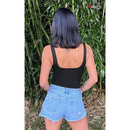 Women'S 3Pc Pack Ribbed Square Neck Shapewear Bodysuit Tank Top Sleeveless One Pc Bodysuit Tummy Control Comfort Nightwear Everyday Gym Nylon Spandex Womenswear Sexy Slimming Ladies Everyday Spring Summer Outfit