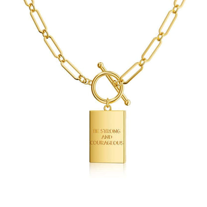 Tewiky Charm Outdoorfun Cross Choker Necklace for Women, Back Engraved with Jesus’ Blessing Message Thick Chunky Paperclip Chain Hip Hop Necklace Unisex Jewelry,Cuban Link Chain for Women Trendy Fashion Jewelry Gifts