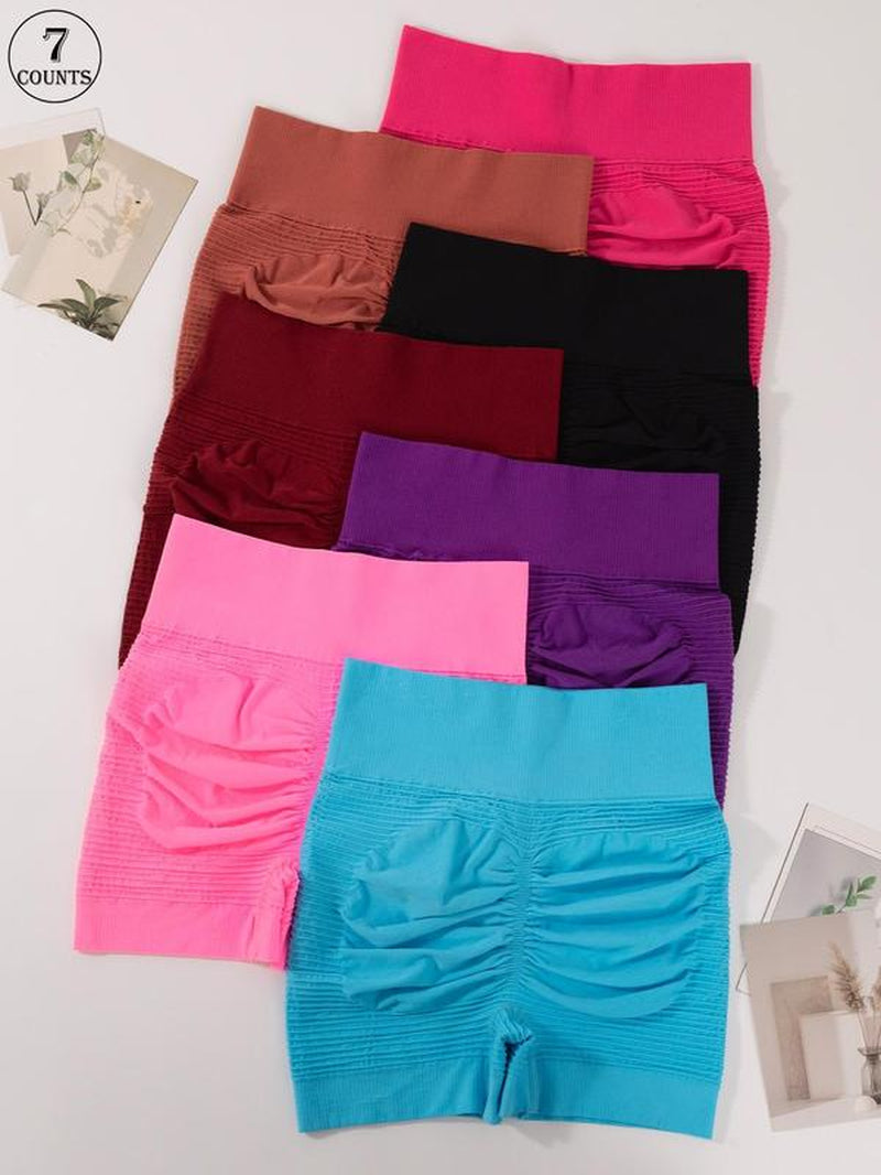 Women'S Solid Color High Waist Shapewear Shorts, Breathable Comfortable Shapewear Bottoms for Daily Wear, Ladies Shapewear Bottoms for All Seasons