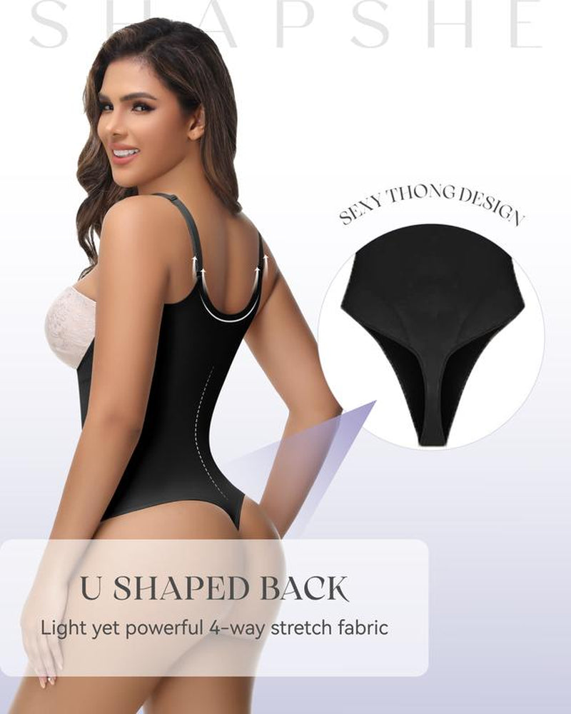 SHAPSHE Tummy Control Thong Shapewear for Women