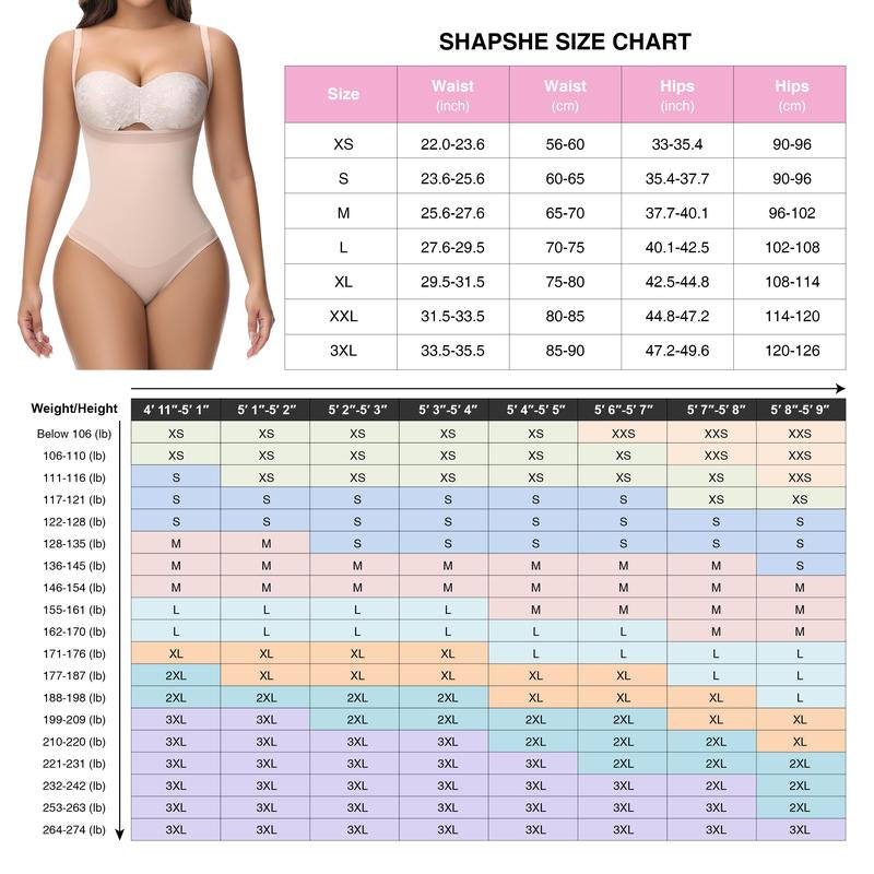 SHAPSHE Tummy Control Thong Shapewear for Women