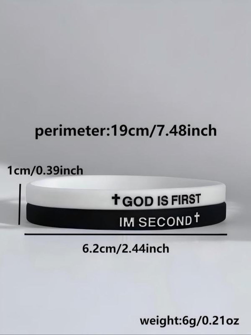 Silicone Wristband, Fashionable Wristband for Women & Men, Trendy All-Match & Exquisite Jewelry for Birthday Gift
