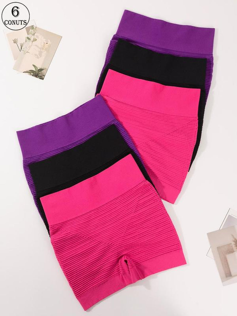 Women'S Solid Color High Waist Shapewear Shorts, Breathable Comfortable Shapewear Bottoms for Daily Wear, Ladies Shapewear Bottoms for All Seasons