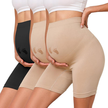 Maternity Shapewear for under Dresses over Belly Pregnancy Underwear Mid-Thigh High Waist Shorts Panties for Baby Shower Maternity Dress Maternity Underwear for All Trimester Maternity Fall Maternity Dress Maternity Clothes for Photoshoot