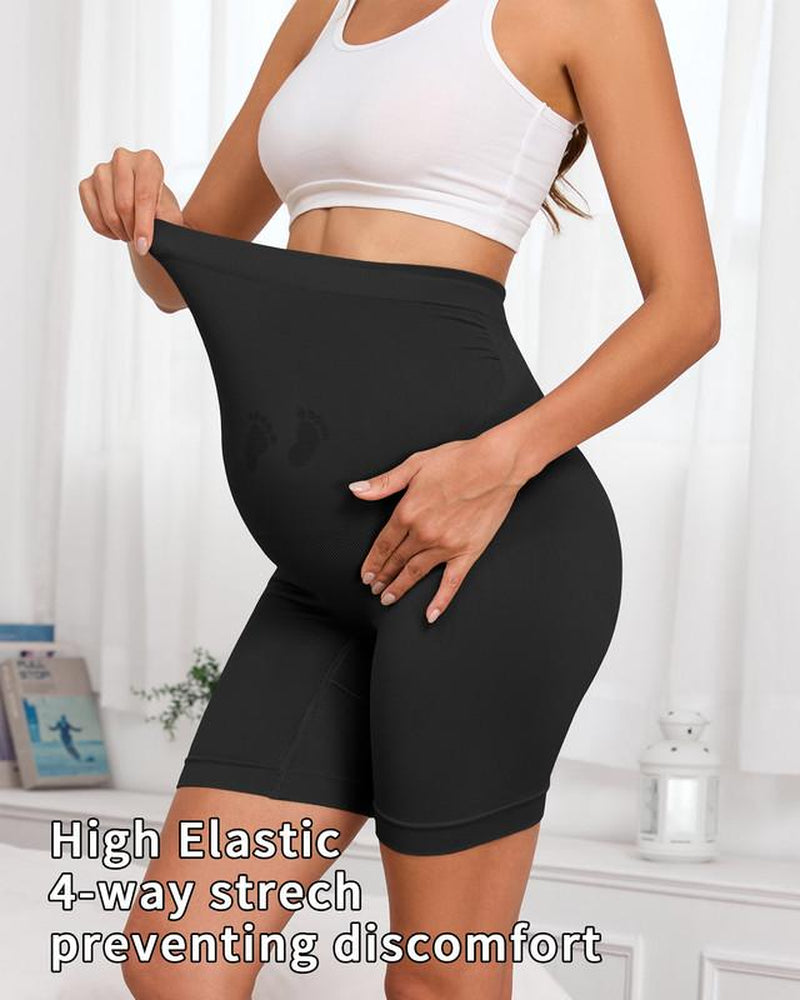 Maternity Shapewear for under Dresses over Belly Pregnancy Underwear Mid-Thigh High Waist Shorts Panties for Baby Shower Maternity Dress Maternity Underwear for All Trimester Maternity Fall Maternity Dress Maternity Clothes for Photoshoot