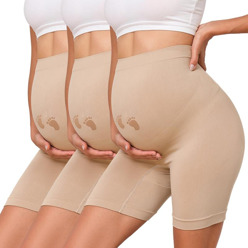 Maternity Shapewear for under Dresses over Belly Pregnancy Underwear Mid-Thigh High Waist Shorts Panties for Baby Shower Maternity Dress Maternity Underwear for All Trimester Maternity Fall Maternity Dress Maternity Clothes for Photoshoot