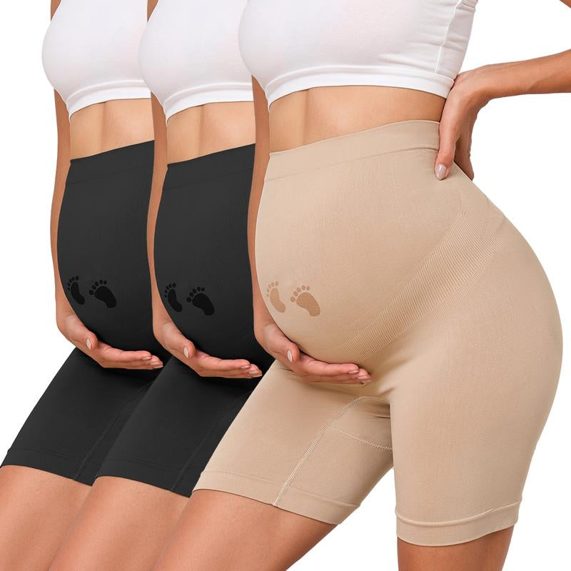 Maternity Shapewear for under Dresses over Belly Pregnancy Underwear Mid-Thigh High Waist Shorts Panties for Baby Shower Maternity Dress Maternity Underwear for All Trimester Maternity Fall Maternity Dress Maternity Clothes for Photoshoot