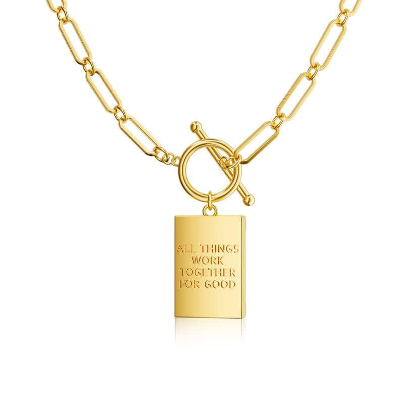 Tewiky Charm Outdoorfun Cross Choker Necklace for Women, Back Engraved with Jesus’ Blessing Message Thick Chunky Paperclip Chain Hip Hop Necklace Unisex Jewelry,Cuban Link Chain for Women Trendy Fashion Jewelry Gifts