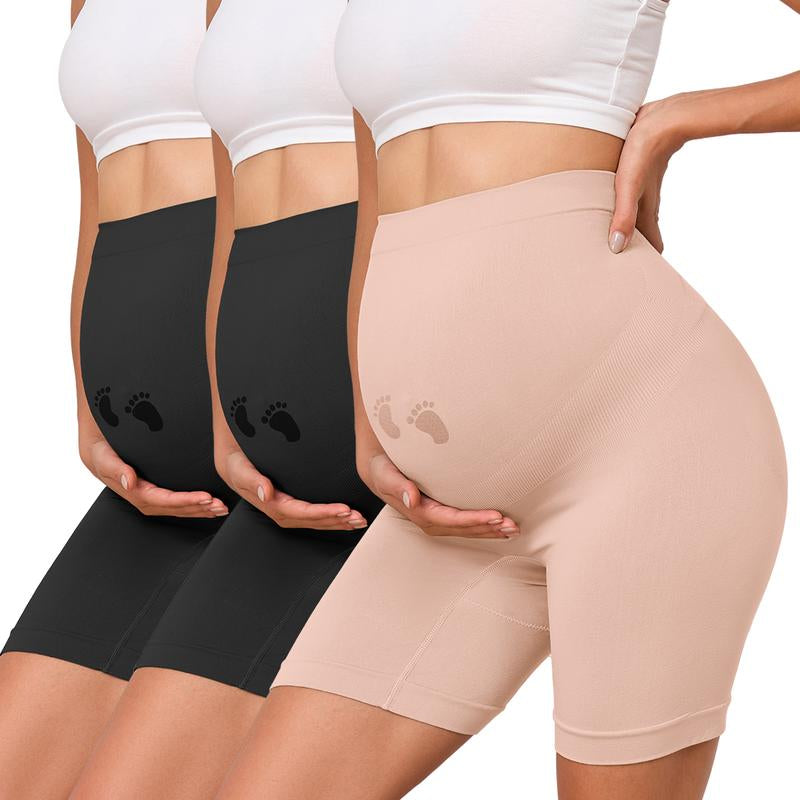 Maternity Shapewear for under Dresses over Belly Pregnancy Underwear Mid-Thigh High Waist Shorts Panties for Baby Shower Maternity Dress Maternity Underwear for All Trimester Maternity Fall Maternity Dress Maternity Clothes for Photoshoot