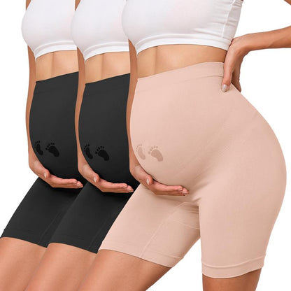 Maternity Shapewear for under Dresses over Belly Pregnancy Underwear Mid-Thigh High Waist Shorts Panties for Baby Shower Maternity Dress Maternity Underwear for All Trimester Maternity Fall Maternity Dress Maternity Clothes for Photoshoot