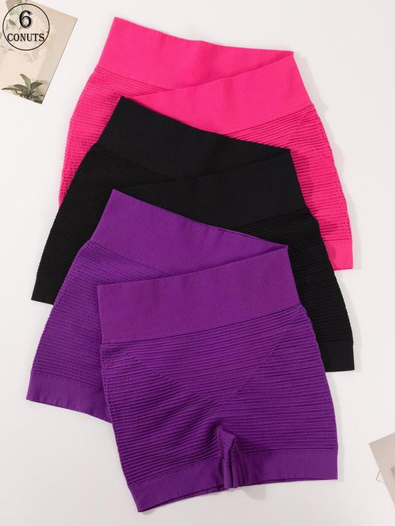 Women'S Solid Color High Waist Shapewear Shorts, Breathable Comfortable Shapewear Bottoms for Daily Wear, Ladies Shapewear Bottoms for All Seasons