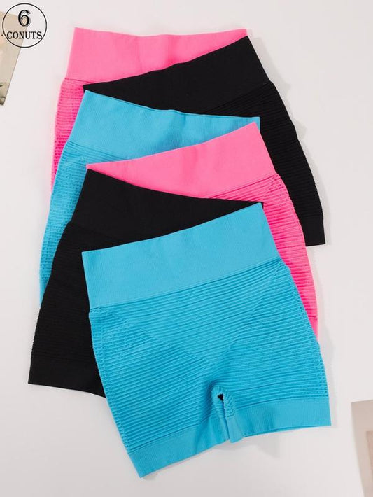 Women'S Solid Color High Waist Shapewear Shorts, Breathable Comfortable Shapewear Bottoms for Daily Wear, Ladies Shapewear Bottoms for All Seasons