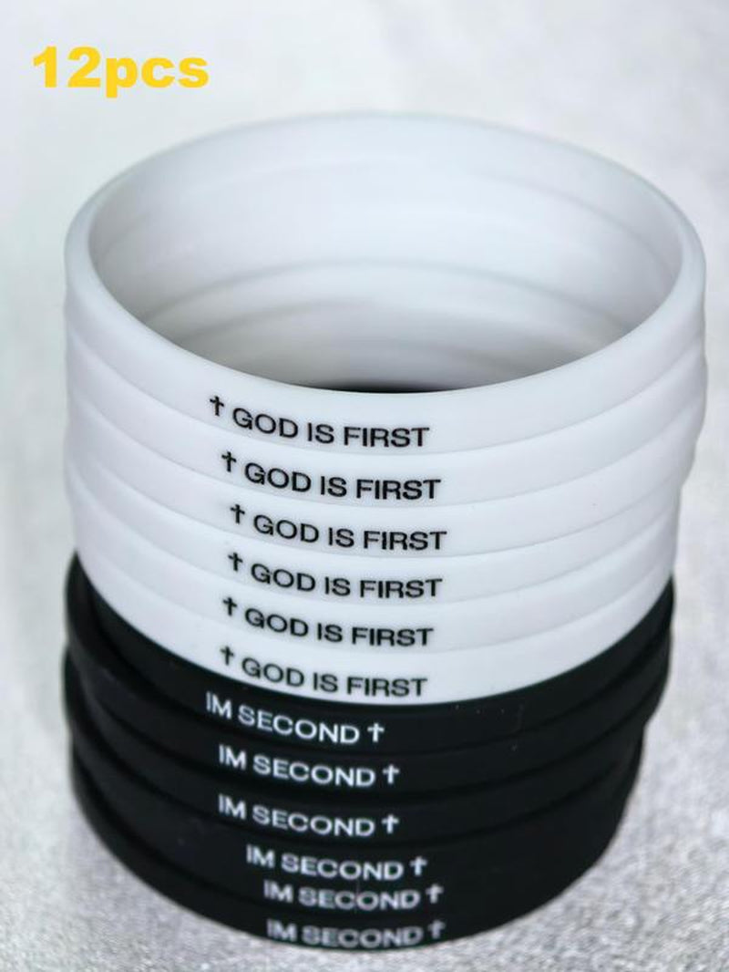 Silicone Wristband, Fashionable Wristband for Women & Men, Trendy All-Match & Exquisite Jewelry for Birthday Gift