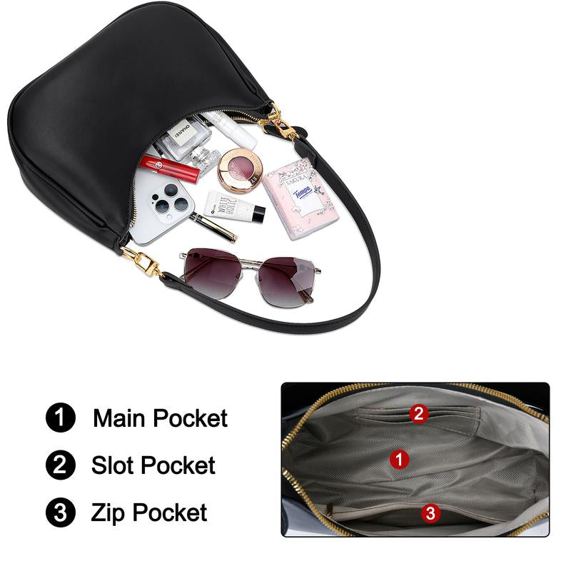 KKXIU Shoulder Bag for Women Cute Hobo Purses and Handbags Retro Clutch Underarm Purse