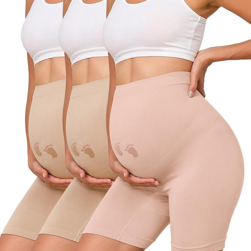 Maternity Shapewear for under Dresses over Belly Pregnancy Underwear Mid-Thigh High Waist Shorts Panties for Baby Shower Maternity Dress Maternity Underwear for All Trimester Maternity Fall Maternity Dress Maternity Clothes for Photoshoot