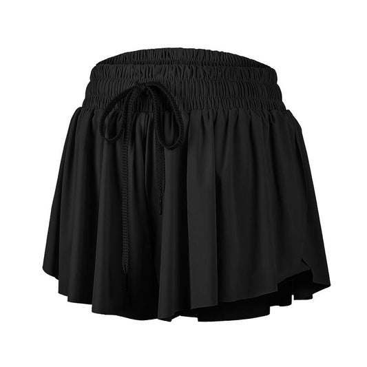 Flowy Athletic Shorts for Women Workout Running Gym Yoga Tennis Skirt Butterfly Skort with Pockets Cute Comfy Lounge Spandex Sweat Pants Teen Girls Trendy Clothes Casual Summer Outfits