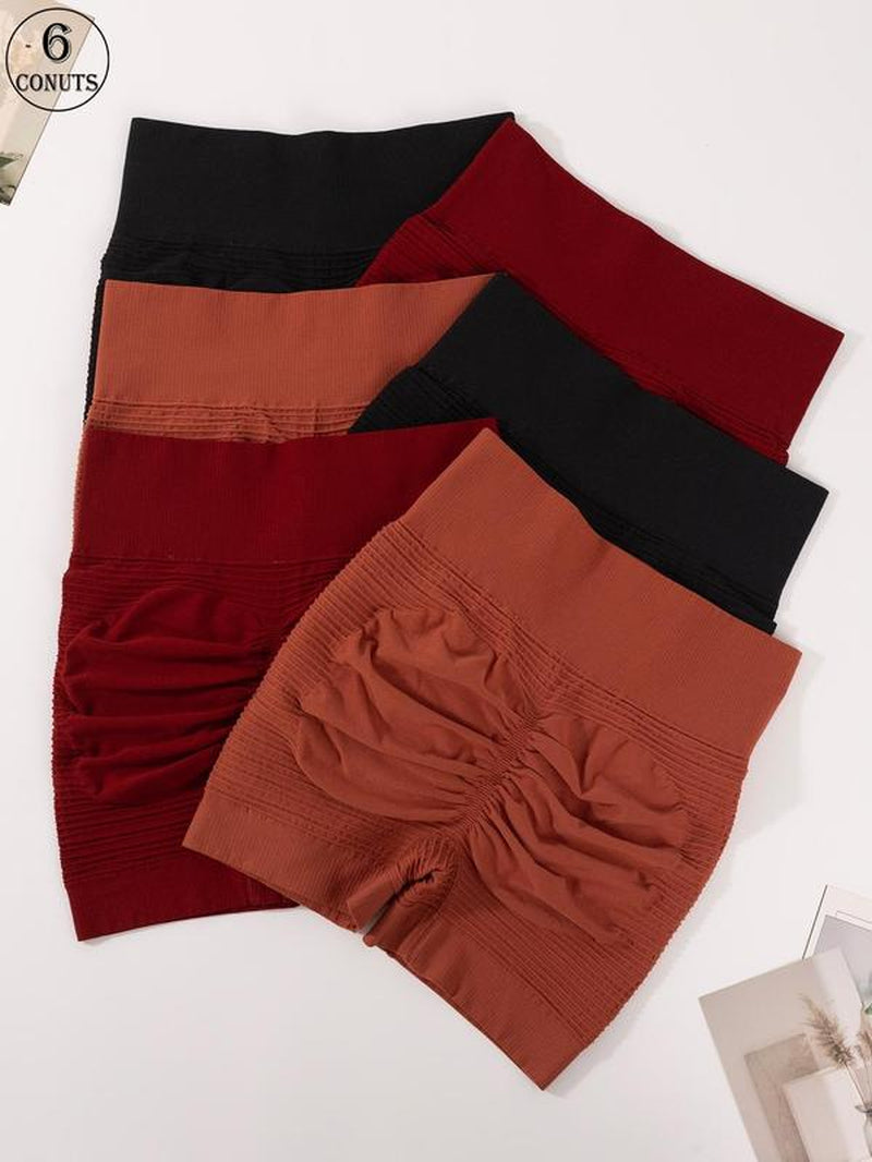 Women'S Solid Color High Waist Shapewear Shorts, Breathable Comfortable Shapewear Bottoms for Daily Wear, Ladies Shapewear Bottoms for All Seasons